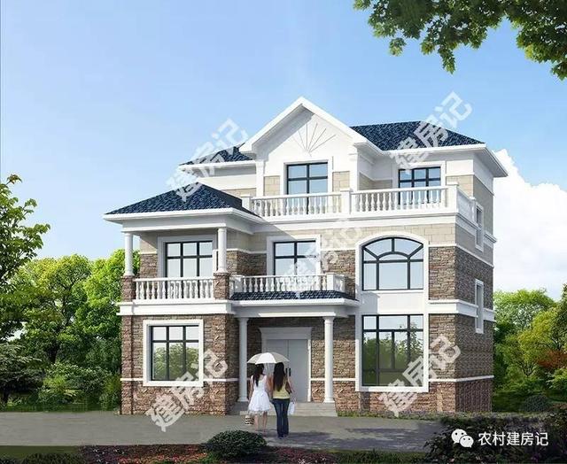 12×11.5米二層半戶型圖，老百姓都建的起的農(nóng)村別墅