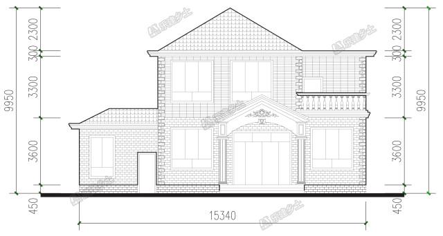 15x9米二層簡歐別墅設計，造價18萬真的可以擁有么？
