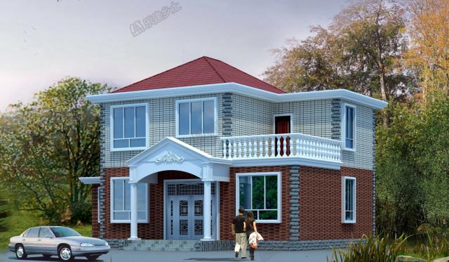 15x9米二層簡歐別墅設計，造價18萬真的可以擁有么？