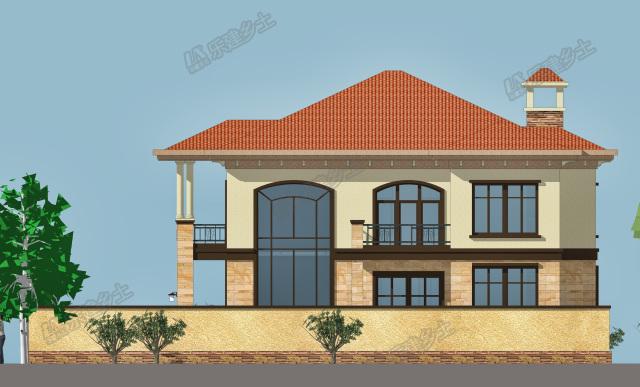 建一個這樣的二層歐式別墅，造價不高，里子面子全有啦！