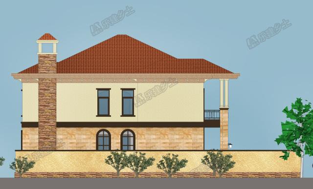 建一個這樣的二層歐式別墅，造價不高，里子面子全有啦！