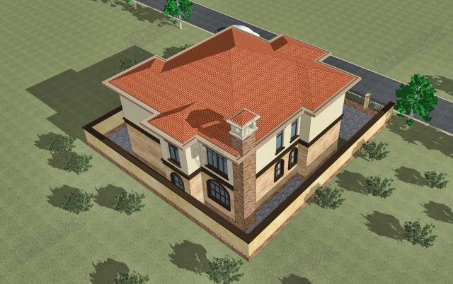 建一個這樣的二層歐式別墅，造價不高，里子面子全有啦！