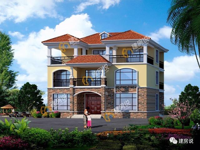 鏡頭下的漂亮房子，城里人都驚嘆農村住上了別墅