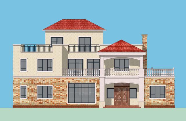 大氣實用農村自建別墅，我也準備回家建一套