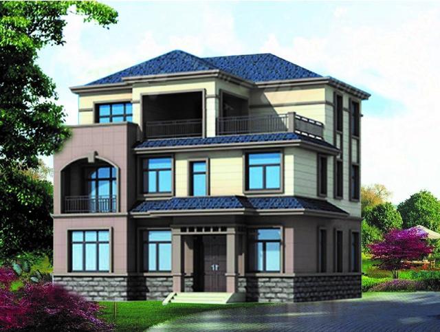 經(jīng)典三層農(nóng)村別墅戶型，既漂亮又便宜全家人都很滿意