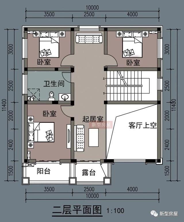 農村自建房別墅最佳戶型圖排名前5榜，戶型4最受歡迎