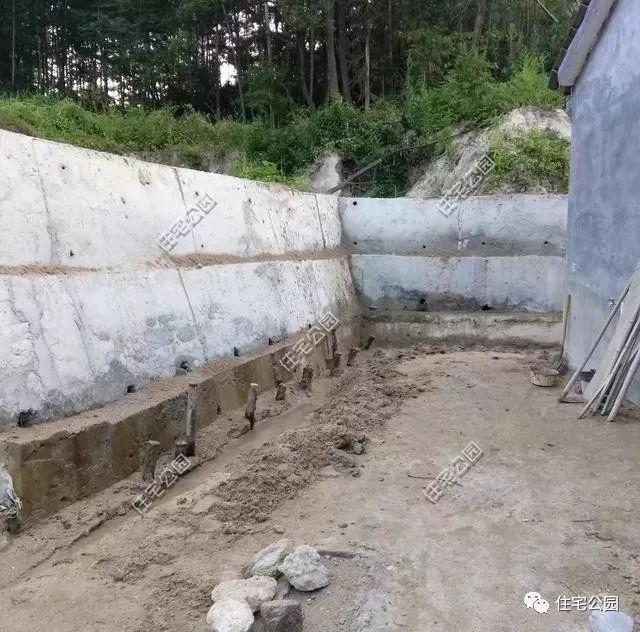 農村自建二層住宅施工全過程，附多張施工圖