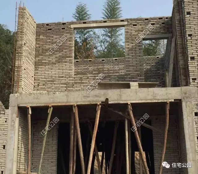 農村自建二層住宅施工全過程，附多張施工圖