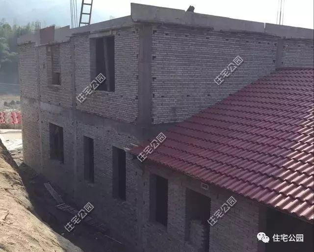 農村自建二層住宅施工全過程，附多張施工圖