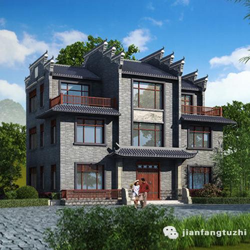 5款徽派風格農(nóng)村自建房設計方案圖，喜歡徽派的收藏了