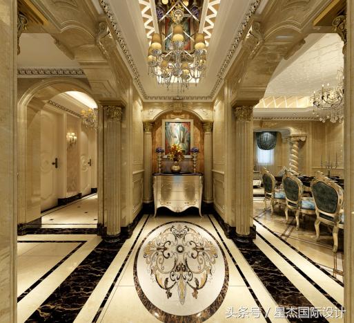 500平別墅豪華裝修案例,給你皇帝般的享受