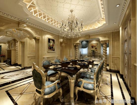 500平別墅豪華裝修案例,給你皇帝般的享受