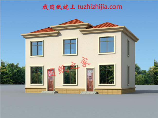 120平方兩層房子設計圖及圖片,外觀大方好看,內部結構合理