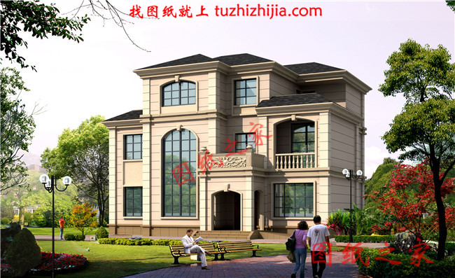 農(nóng)村三層樓房設(shè)計圖及圖片,客廳挑空,優(yōu)化室內(nèi)采光