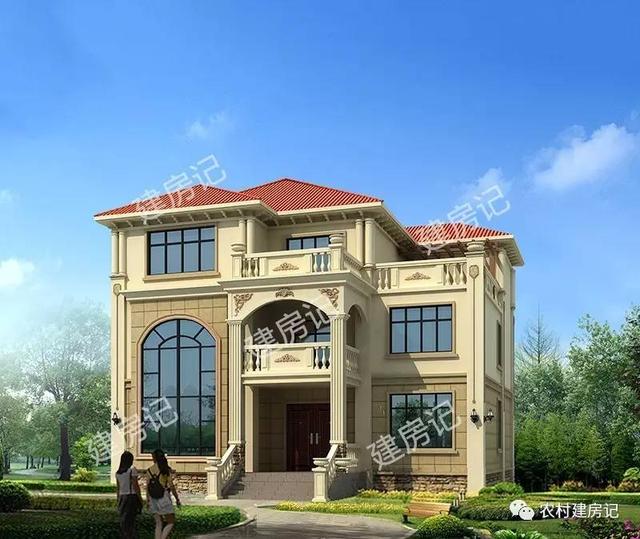 15.1×13.2米三層農村別墅，漂亮的讓人瘋狂模仿