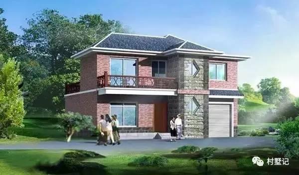 叔叔新建的二層農村別墅，大家都夸他建得好