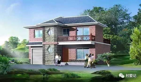 叔叔新建的二層農村別墅，大家都夸他建得好