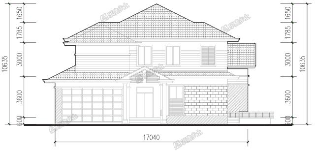 簡歐風格，大氣實用，二層別墅圖紙分享