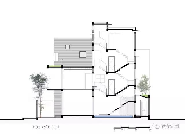 農(nóng)村別墅臨街建，6米寬三側(cè)無窗，如何兼顧隱私與采光？含平面圖