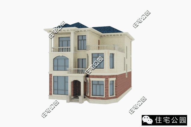 10X16米歐式別墅，外觀美，布局好，7臥室！