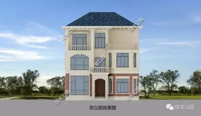 10X16米歐式別墅，外觀美，布局好，7臥室！