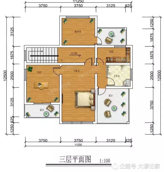歐式風格的三層農村別墅，被這套別墅美到了