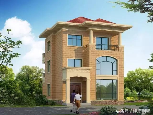 3款開間10米的農村別墅戶型，小地基建別墅更精致，大地基羨慕不來