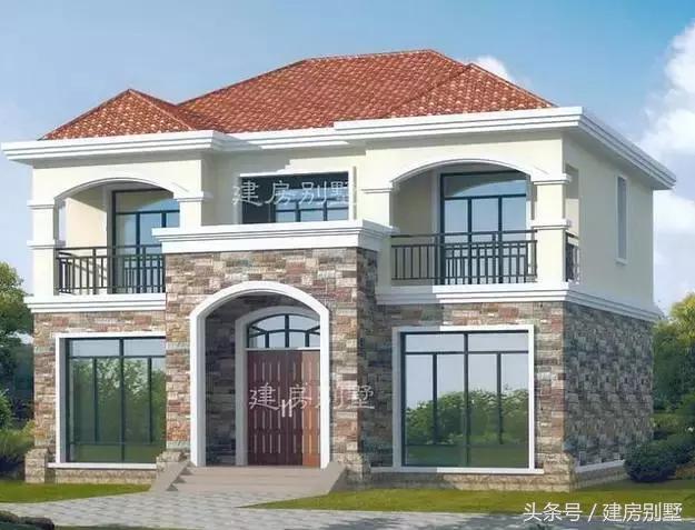 3套30萬就能建的二層農村別墅戶型，別再說建不起別墅了（含平面圖）