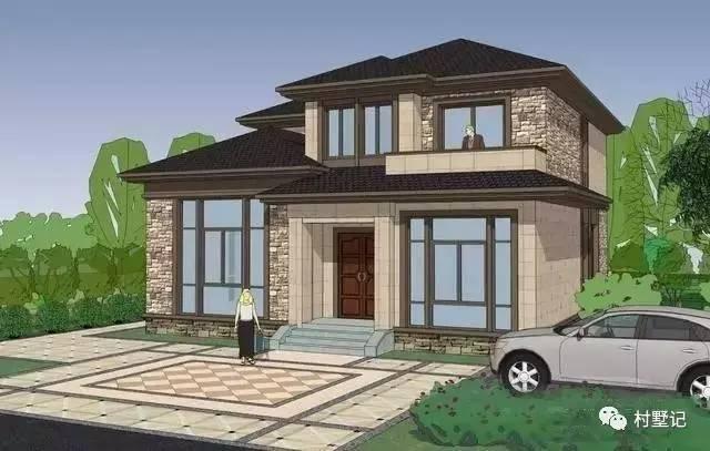 25萬建二層農村別墅，說出來親戚都不信