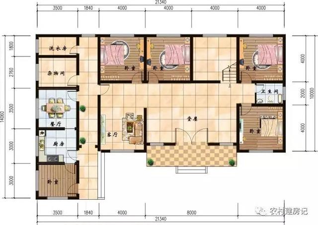 9套一層農村別墅戶型圖，第六款最討農村人喜歡