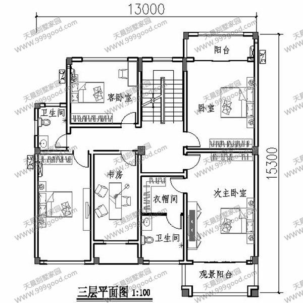 3套三層半的別墅戶型，一棟樓造價比北上廣一個廁所便宜