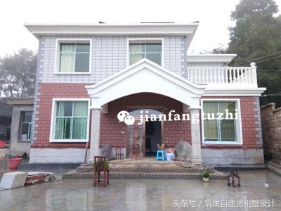 幾組別墅效果圖和完工圖對比，完工圖比效果圖更漂亮