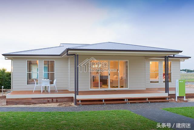 農村一層房屋設計圖12米X12米美式大平層房屋設計圖帶裝修圖片