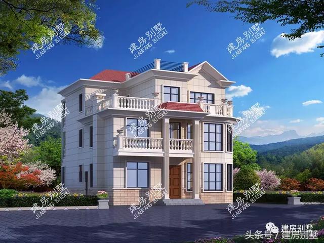 2款人氣高的三層自建樓房設計方案圖，火是有原因的