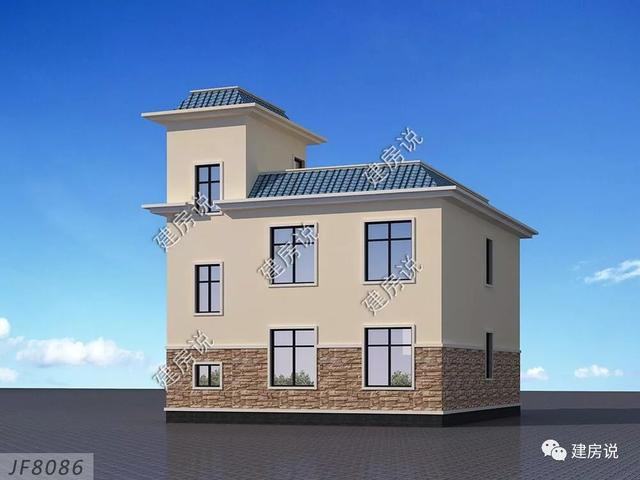 不攀比，只需20萬這幾套二層自建房圖紙隨意建