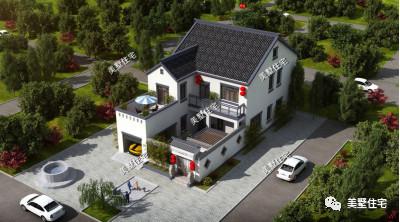 20款帶院子的別墅外觀效果圖，沒院子都不敢叫別墅