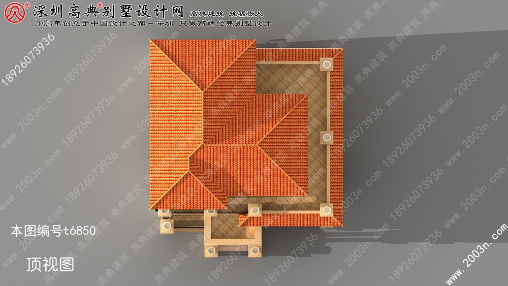 豪華別墅設計圖紙效果圖首層195平方米！