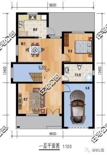 2套農村帶車庫別墅，平頂實用還是坡頂實用？