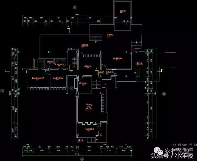 22x18米二層簡歐獨(dú)棟別墅，含施工+裝修圖！