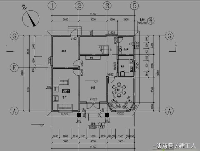 12X11米四層農(nóng)村別墅設(shè)計(jì)方案！