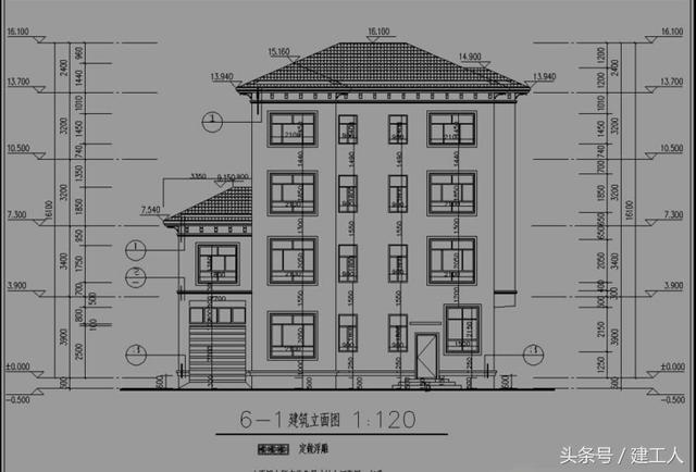 16米X13米四層高檔別墅設計方案！