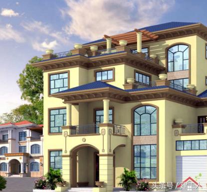 16米X13米四層高檔別墅設計方案！