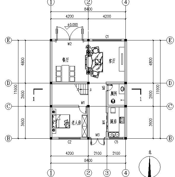 你看到后一定會很驚訝，這是開間僅為8.4米的三層別墅