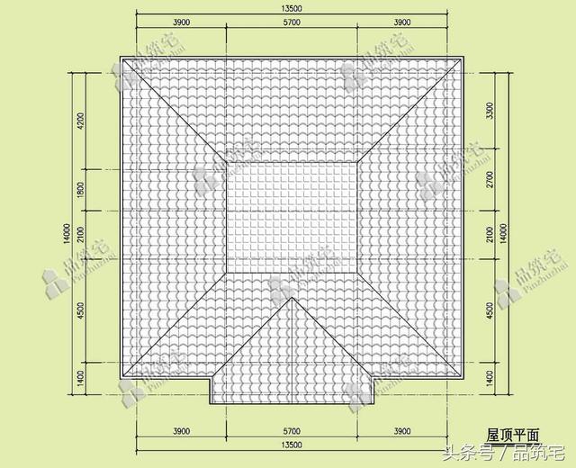 13×14米二層農(nóng)村別墅，帶土灶房，客廳大落地窗！