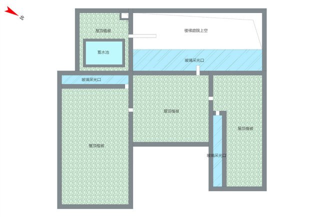 農村現代別墅，屋頂帶蓄水池，簡約時尚，