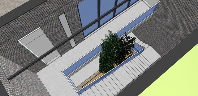 農村現代別墅，屋頂帶蓄水池，簡約時尚，