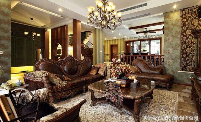 320平別墅經典美式，20年奮斗付出才有的家！