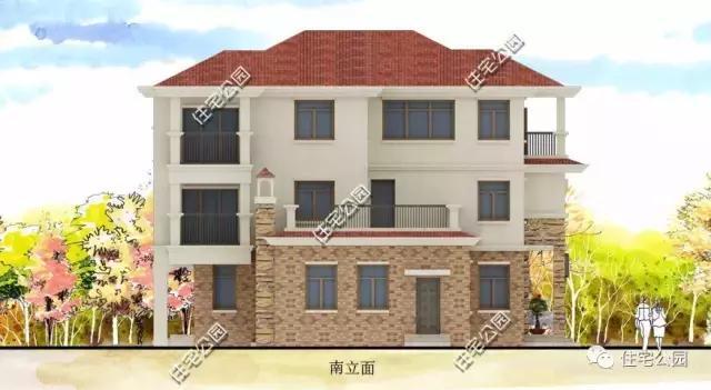 農(nóng)村自建3層別墅13X15米，獨(dú)立廚房、帶柴火房！