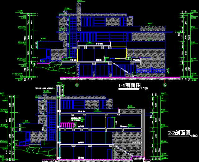 39萬建3層別墅！全套圖紙（建筑，結構，暖通，給排水，電氣）