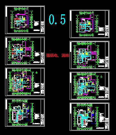39萬建3層別墅！全套圖紙（建筑，結構，暖通，給排水，電氣）